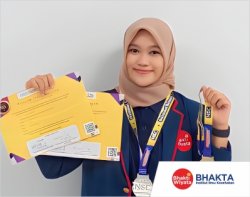 Mahasiswa S1 Kesehatan Masyarakat, Anita Octasari berhasil raih 