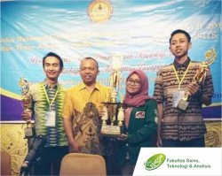  Widia Vina Mahasiswa Prodi S1 Kimia Mendapat Penghargaan “The Best of Inventor Award” Kategori Natural and Social Science dalam Acara Lomba National Community Inventors Award (NCIA) 2018 Universitas Jenderal Soedirman