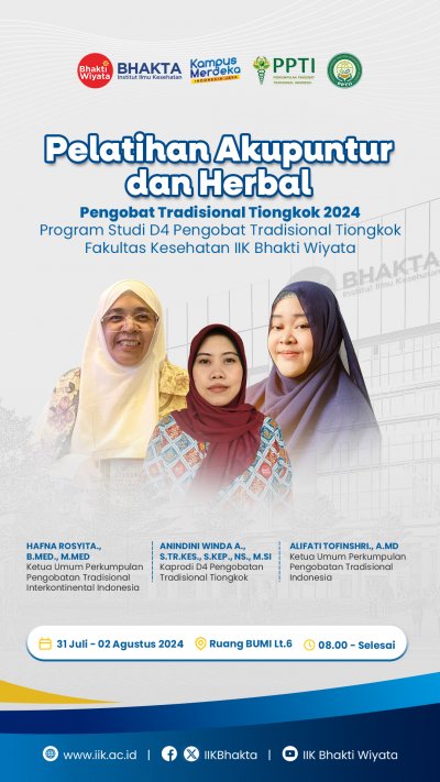 Pelatihan Akupuntur dan Herbal 2024